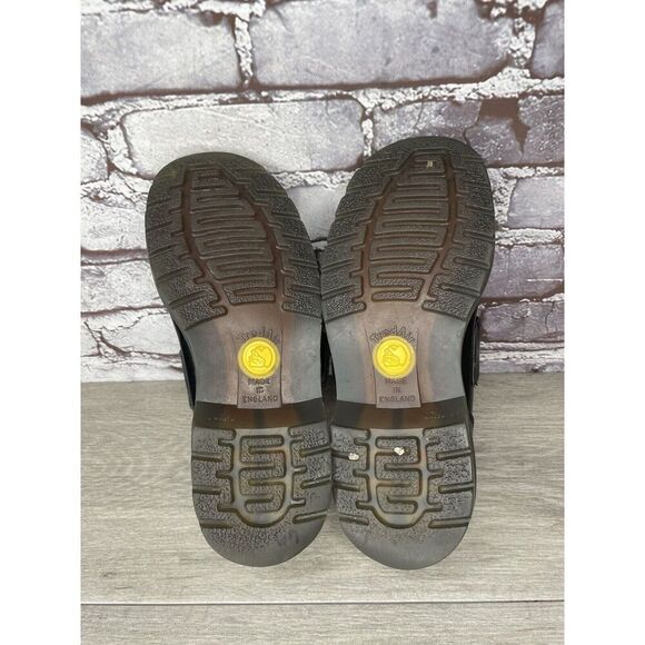 VTG TUK LADY LUCK Black Leather MaryJane Strap England Shoes Women 36EU/5.5M US - Picture 15 of 16